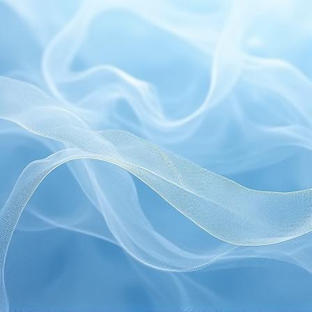 Advanced synthetic fiber microscopic view