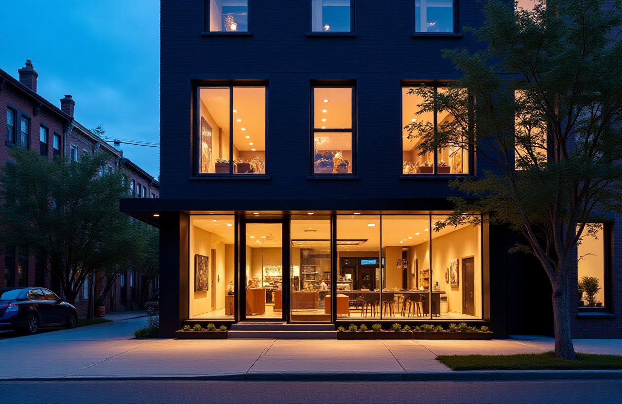 Exterior of Bearhug Bedding boutique in Brooklyn