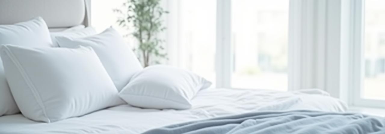 Clean modern bedroom background